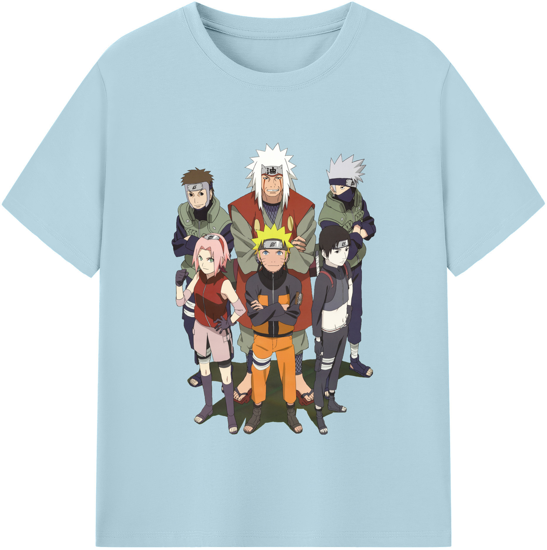 （画像用） NARUTO -ナルト- うずまき ナルト Uzumaki Naruto 綿100％半袖Tシャツ（フロントプリント）